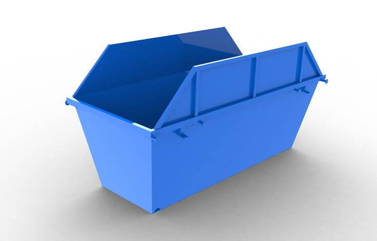 Mini skip bin